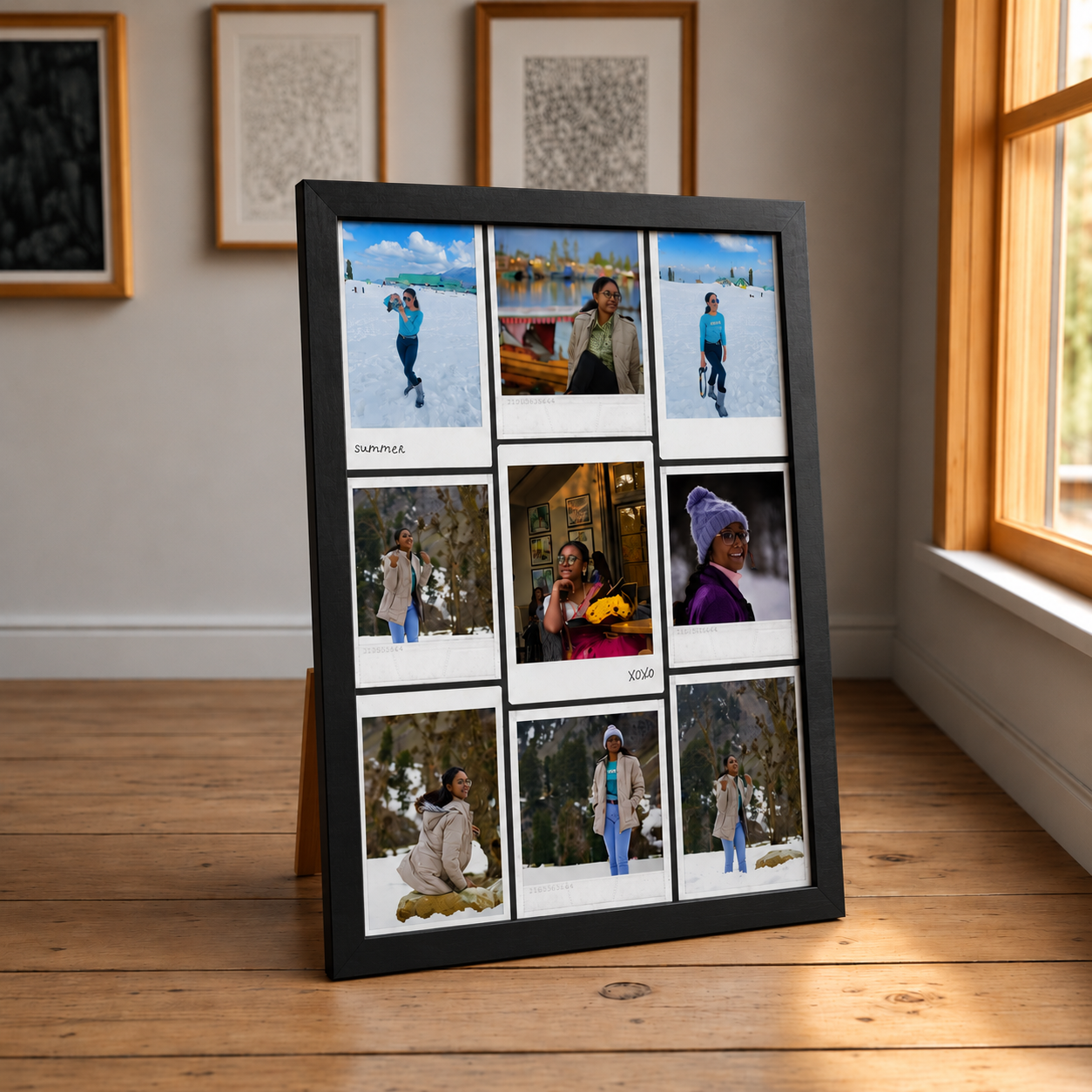 A4 Vintage Studio Photo Frame - Detail