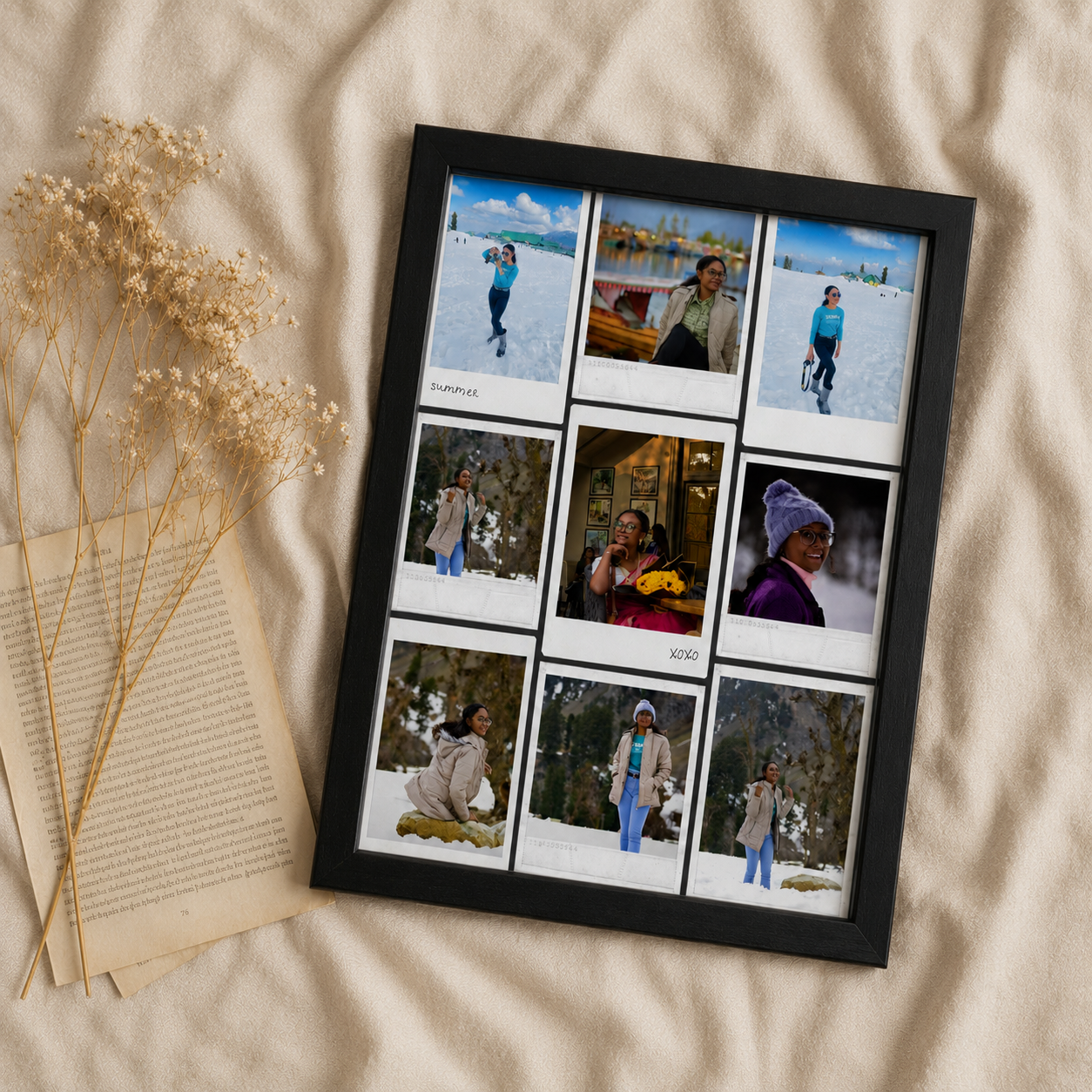 A4 Vintage Studio Photo Frame - Lifestyle